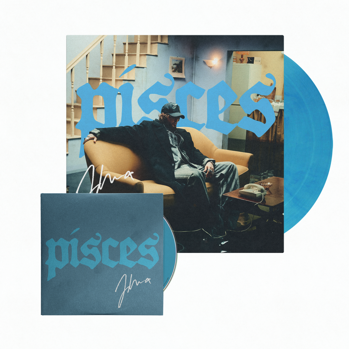 Pisces | Signed Alt Cover CD + Signed LP Bundle