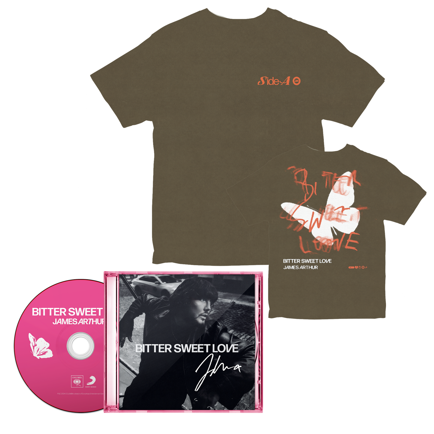 Bitter Sweet Love | Butterfly Tee + CD (Signed)